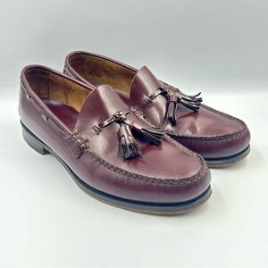 Weejuns GH Bass Black Larkin Tassel Loafers Mens Size 8.5D Brown Shoes